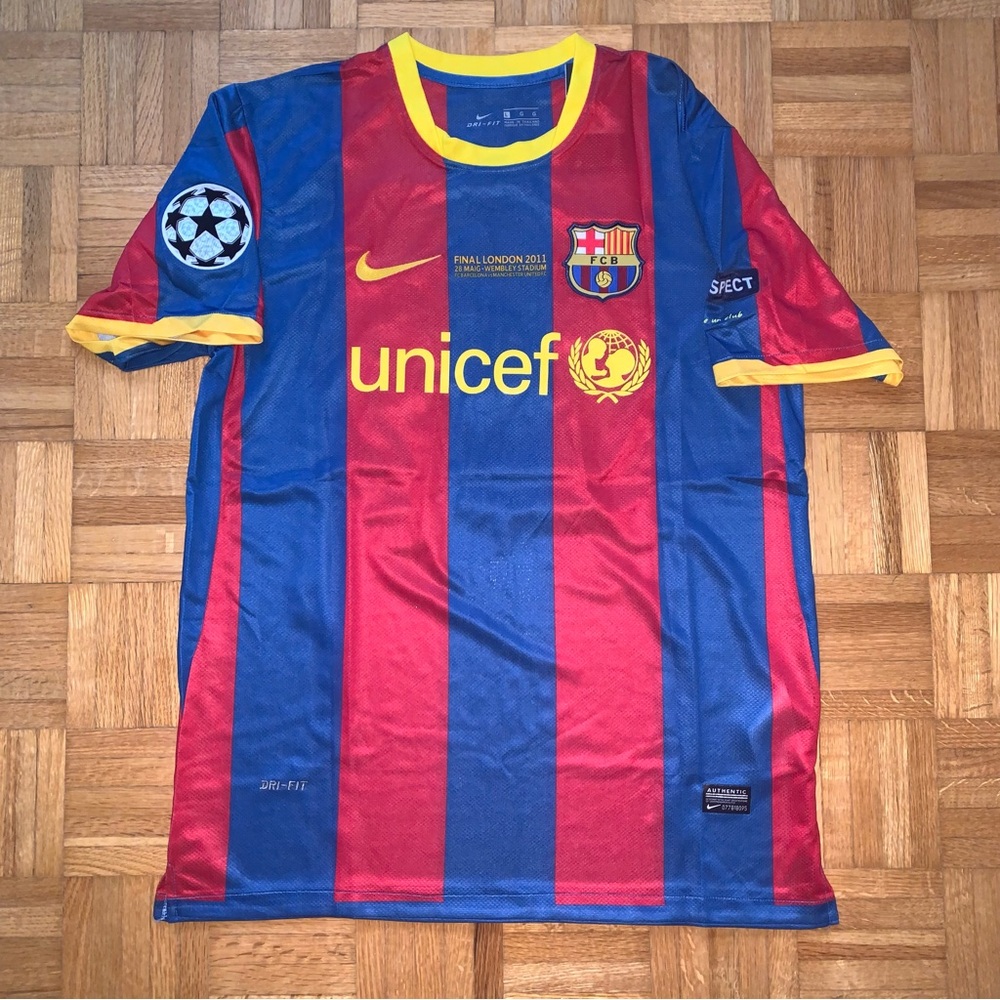 Barcelona Leo Messi UCL Final Jersey